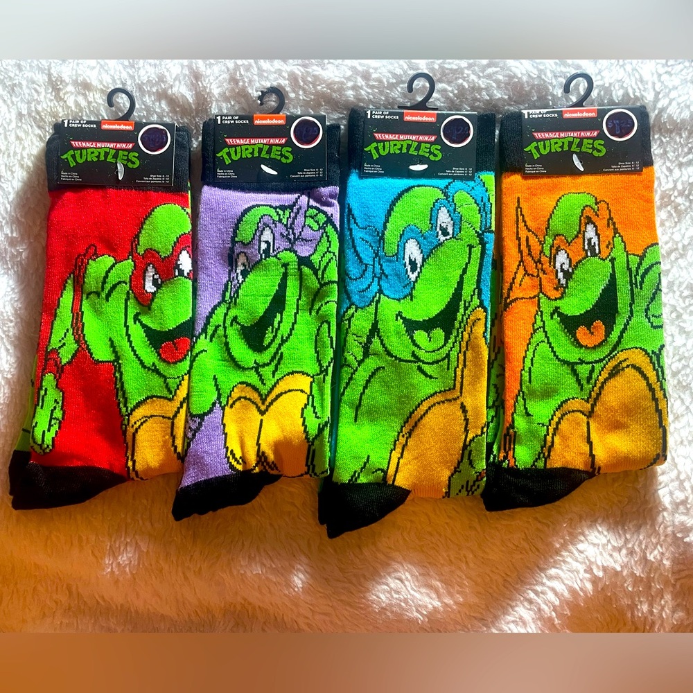 Teenage Mutant Ninja Turtles Socks (Crew)